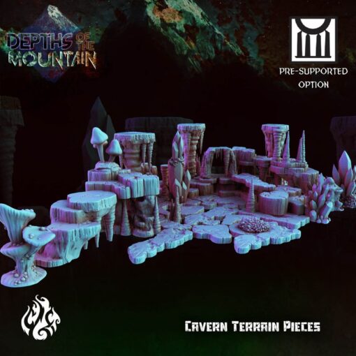 Cave Terrain All Pieces